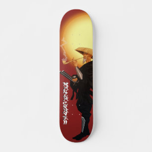 SkuggadMasters_GrandMastersunrise_1_red Mini Skateboard Bräda 18,5 Cm