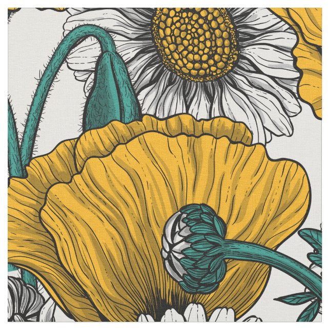 Skuggan i gulten tyg (Närbild)