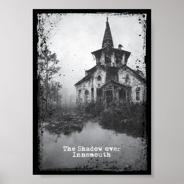 Skuggan över Insmouth Lovecraft Cthulhu Mythos Poster (Framsidan)
