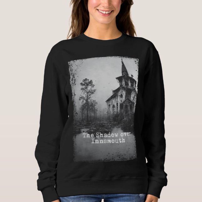 Skuggan över Insmouth Lovecraft Cthulhu Mythos T Shirt (Framsida)