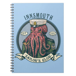 Skuggan över Insmouth Lovecraft Cthulhu Sailor Anteckningsbok