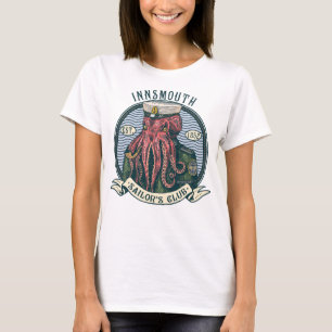 Skuggan över Insmouth Lovecraft Cthulhu Sailor T Shirt