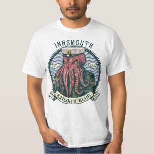 Skuggan över Insmouth Lovecraft Cthulhu Sailor T Shirt