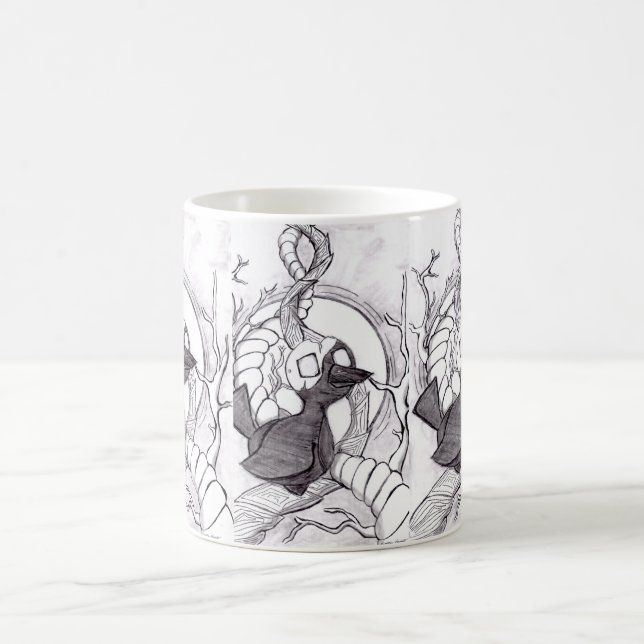 skuggan träd, skuggan träd, skuggan träd kaffemugg (Center)