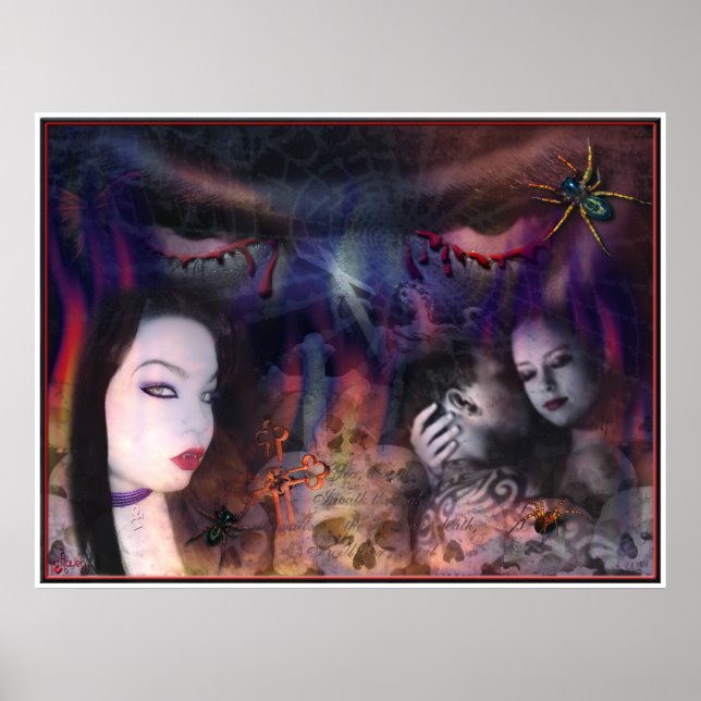 Skuggans dalgång poster (Framsidan)