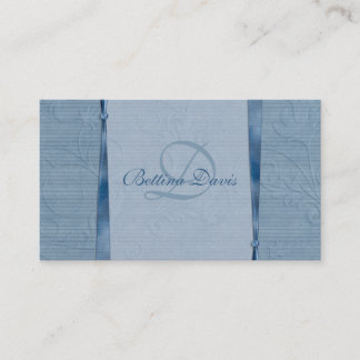 Skuggar av blått visitkort