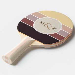 Skuggar av chokladfärgpalett 001 pingisracket