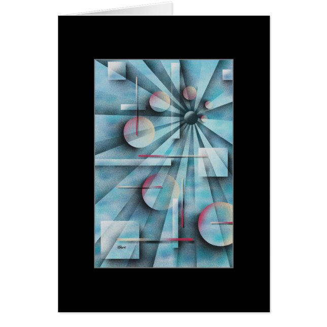 Skuggar av Fibonacci Hälsningskort (Framsidan)