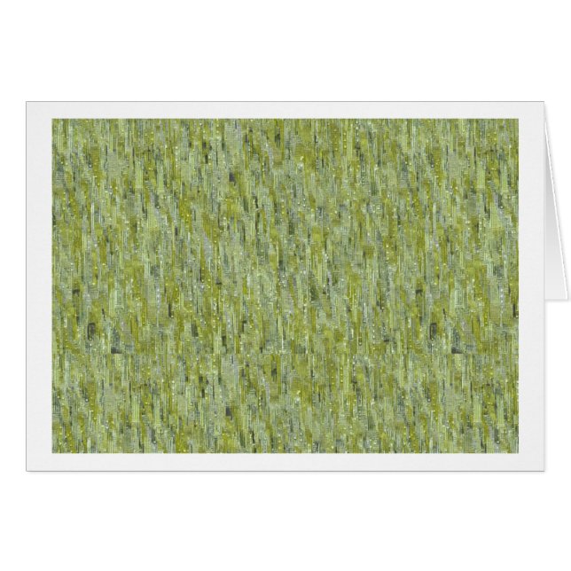 Skuggar av grönska hälsningskort (Framsidan Horizontal)