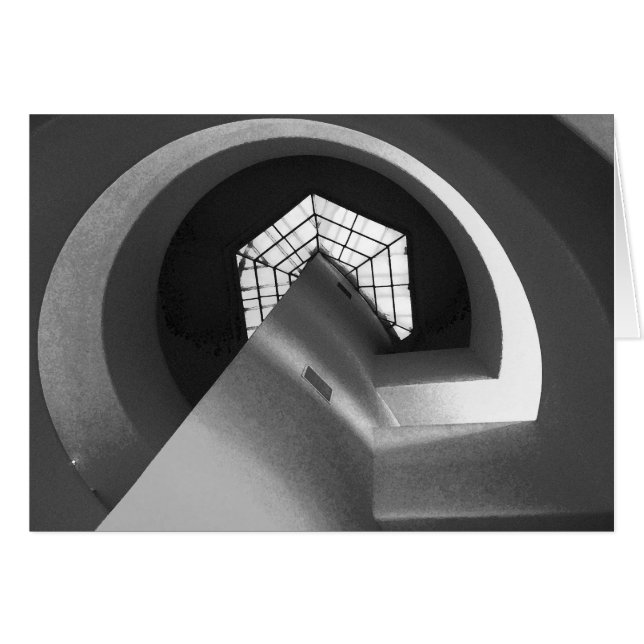 Skuggar av New York Guggenheim, kort (Framsidan Horizontal)
