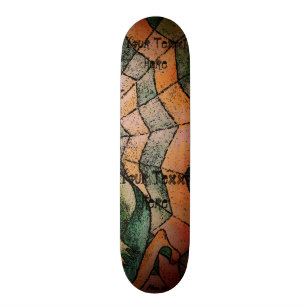 skuggar av retro konst för grön skateboard bräda 19,5 cm