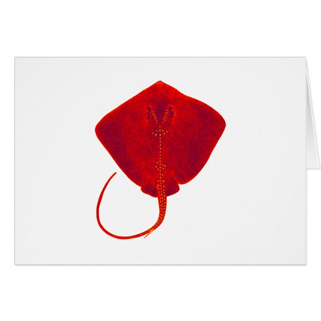 SKUGGAR AV RÖTT HÄLSNINGSKORT (Framsidan Horizontal)