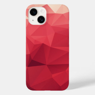 Skuggar av rött triangulärt fasetterar det