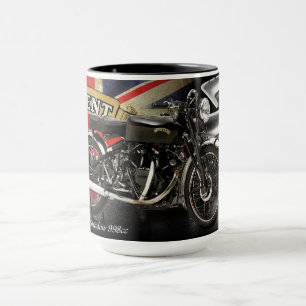 Skuggar den Vincent svarten 1952 motorbiken 998cc Mugg