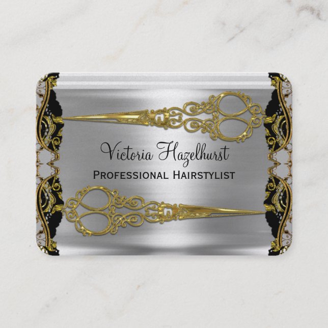 Skuggar dubbel saxfransk för eleganten visitkort (Framsida)