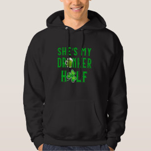 Skuggar min runkerhalvLångärmad Hoodie