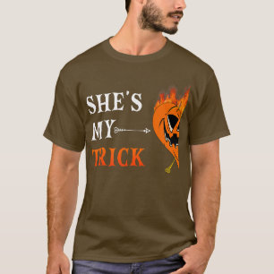 Skuggar min stöttolantern Pumpkin Matching Couple T Shirt
