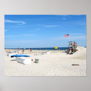 Skuggar på stranden poster