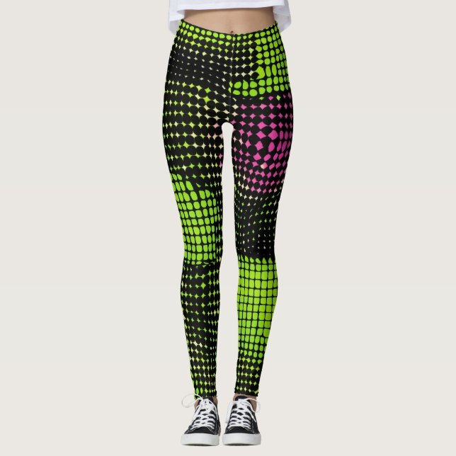 "Skuggat harmoni" Leggings (Framsida)
