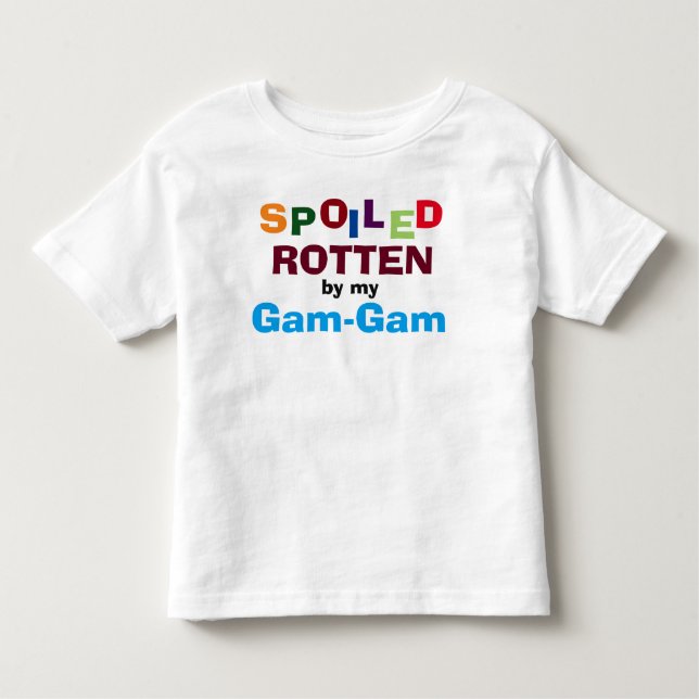 Skuggat tak av min Gam-Gam Baby Småbarn T-Shirt (Framsida)