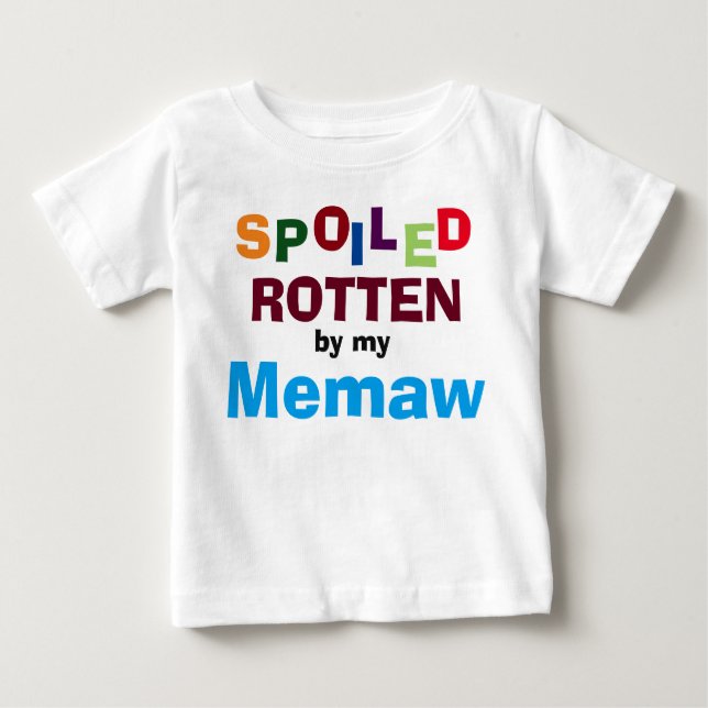 Skuggat tak av min Memaw Baby Småbarn T-Shirt (Framsida)
