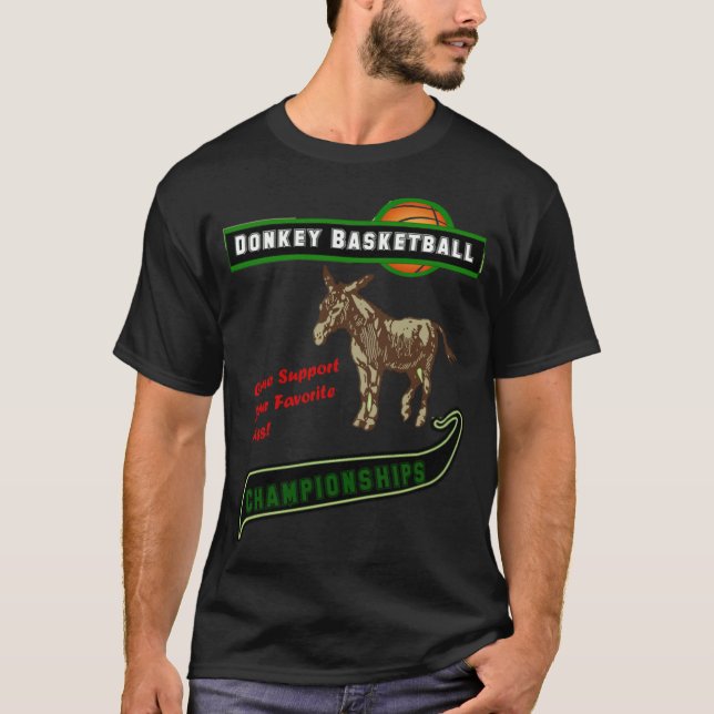 Skuggbasketkorgen från Donkey T Shirt (Framsida)