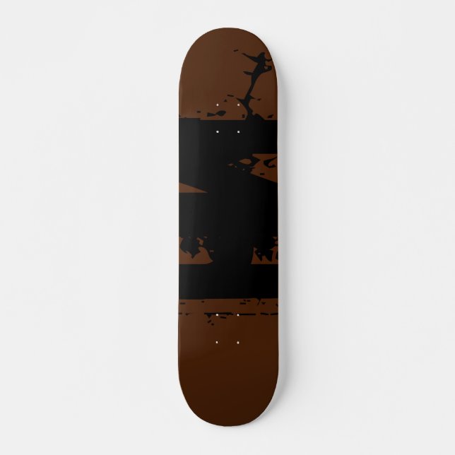 Skuggbord Mini Skateboard Bräda 18,5 Cm (Framsida)