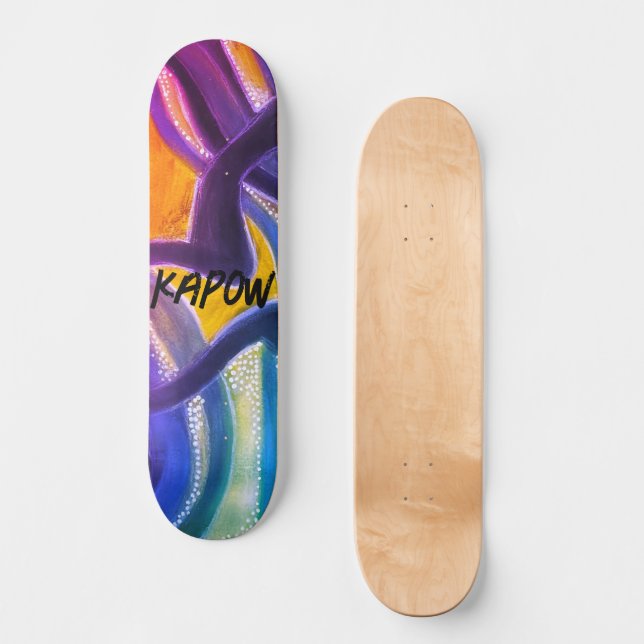 Skuggbord Mini Skateboard Bräda 18,5 Cm (Framsida)