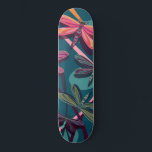Skuggbord Mini Skateboard Bräda 18,5 Cm<br><div class="desc">Ett psykiskt digitalt teckning inspirerat av naturen och det unika färgen och drakernas former. Den här utformningen har en färgstark drakeflilja mönster mot en abstrakt blå bakgrund av kattlar och vatten.</div>