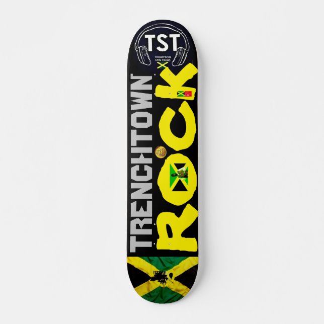 Skuggbord Mini Skateboard Bräda 18,5 Cm (Framsida)