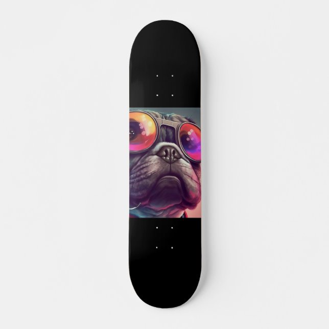 Skuggbord Mini Skateboard Bräda 18,5 Cm (Framsida)