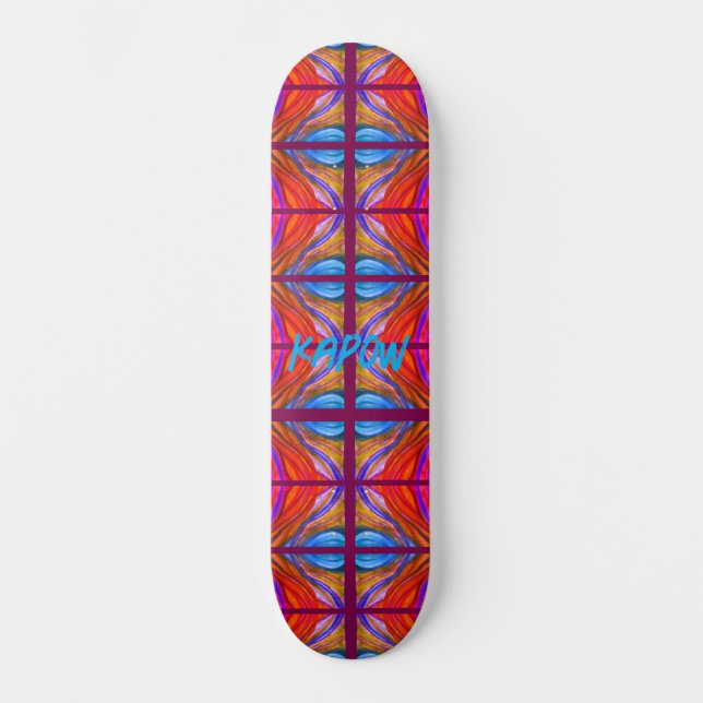 Skuggbord Mini Skateboard Bräda 18,5 Cm (Framsida)