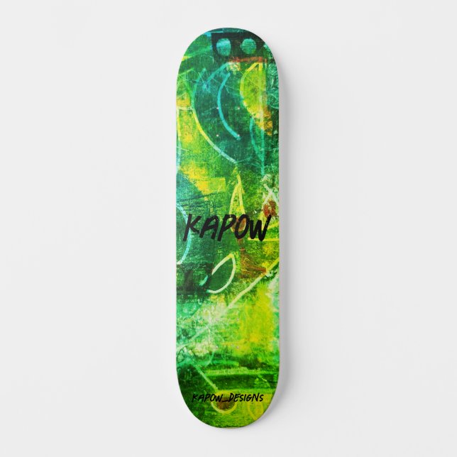 Skuggbord Mini Skateboard Bräda 18,5 Cm (Framsida)