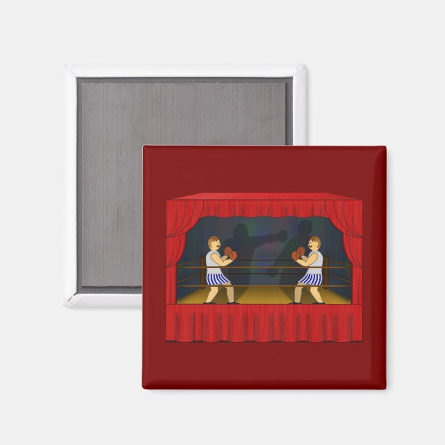 Skuggboxning - magnet (Front/Back)