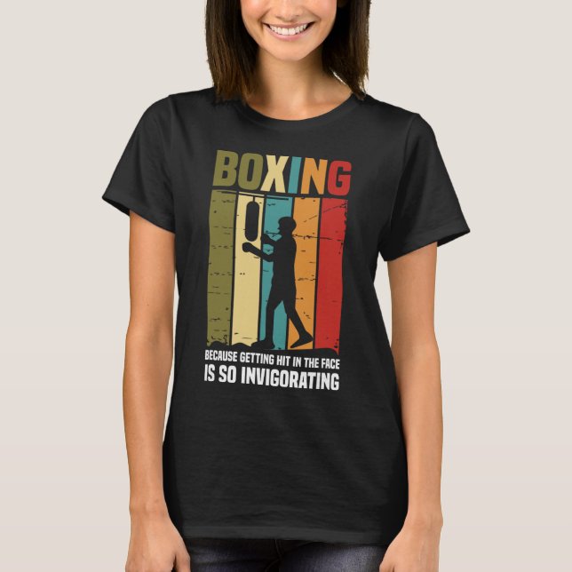 Skuggboxning Slag Kickboxning G Handskor Boxare F T Shirt (Framsida)