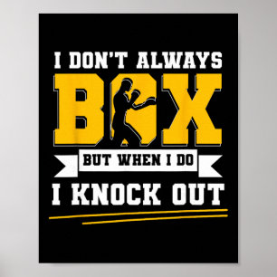Skuggboxning Slagsmål Kickboxning G Handskar Boxar Poster