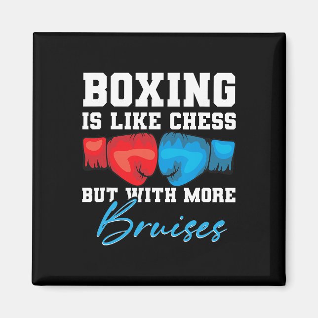 Skuggboxning Slagsmål Kickboxning G Handskor Boxar Magnet (Framsidan)