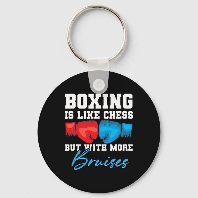 Skuggboxning Slagsmål Kickboxning G Handskor Boxar Nyckelring (Framsida)