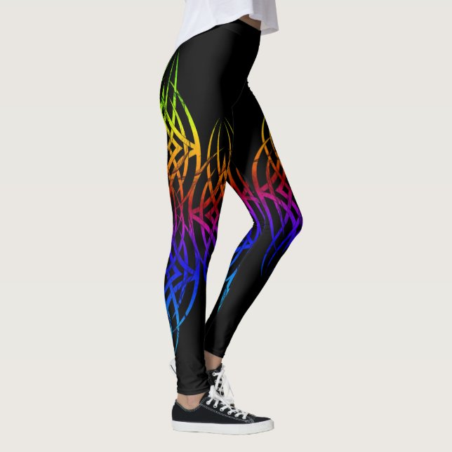 Skuggeklips Triad ( Regnbåge 2 ) Leggings (Höger)