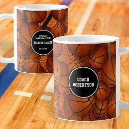 Skuggetbuss för namn-sportsäsongen kaffemugg