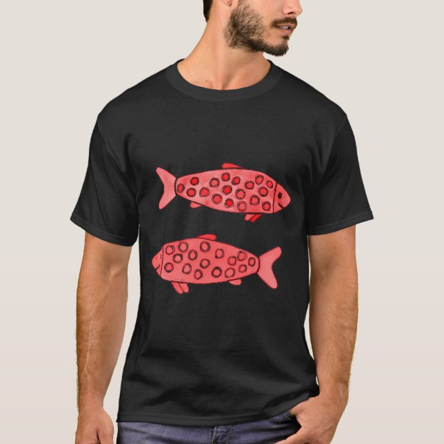 Skuggfisk havsfiske  t shirt (Framsida)