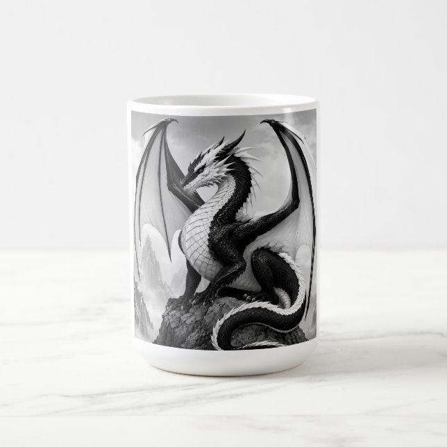 Skuggflamedrake Kaffemugg (Center)