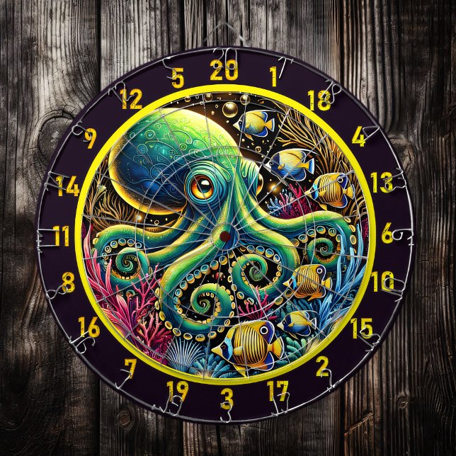 Skugghämtbord, oktopus Dartboard Darttavla (Skapare uppladdad)