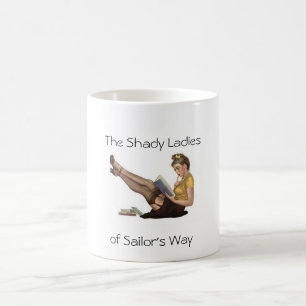 Skuggig dambokklubbmugg kaffemugg