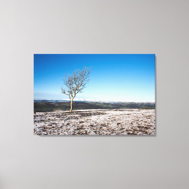 Skuggkort för Helgdag Canvastryck (Framsida)