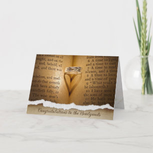 Skuggkort för Ring i bröllop Kort