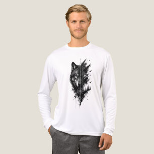Skuggkraftsgrafik – Modern Minimalistisk Design T Shirt
