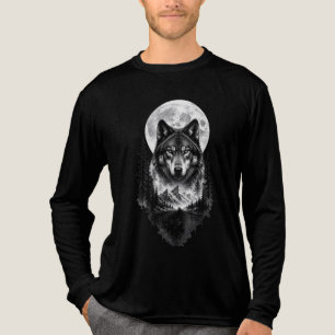 Skuggkraftsgrafik – Modern Minimalistisk Designsti T Shirt