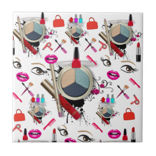 SkuggLipstick för keramiskt Tile Makeup Öga Kakelplatta