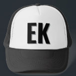 Skuggmonogram Strand Avskedspartypresenter Keps<br><div class="desc">Skuggmonogram Strand Avskedspartypresenter Truckerhatt</div>